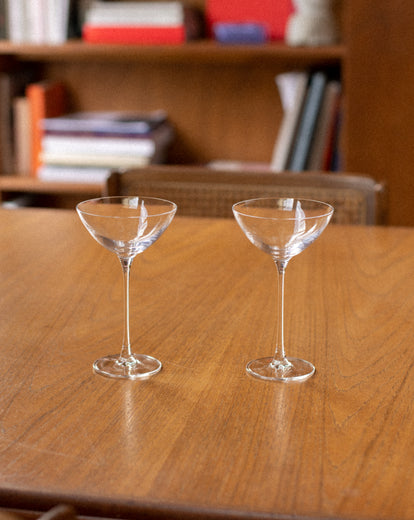 2 cocktail glasses - coupettes