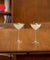 2 cocktail glasses - coupettes