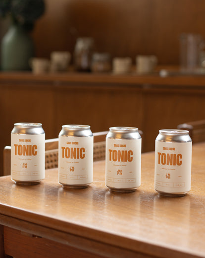 4 bottles of sugar-free tonics with defects