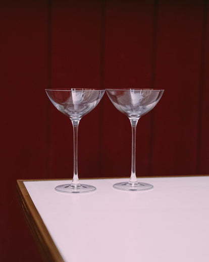 2 cocktail glasses - coupettes