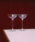 2 cocktail glasses - coupettes